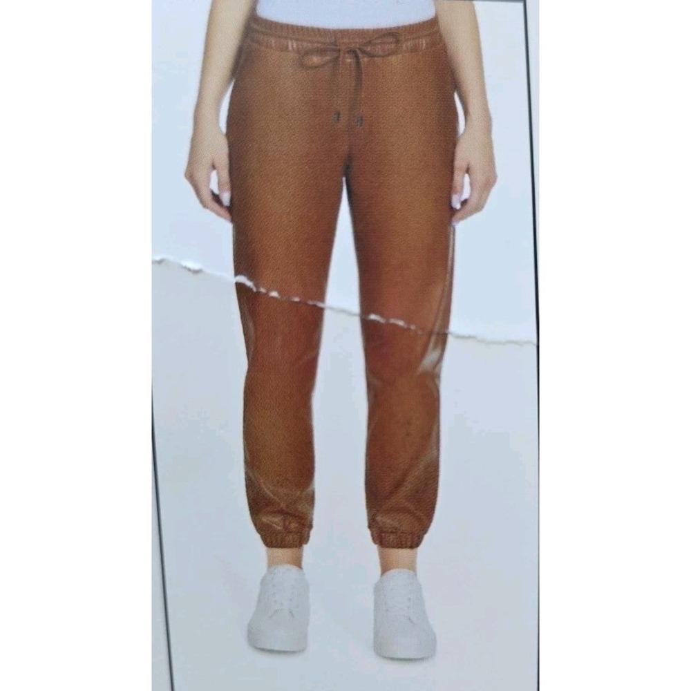Nine West Women's Coated Pull on Jogger in Camel Size‎ XX-Large NWT
